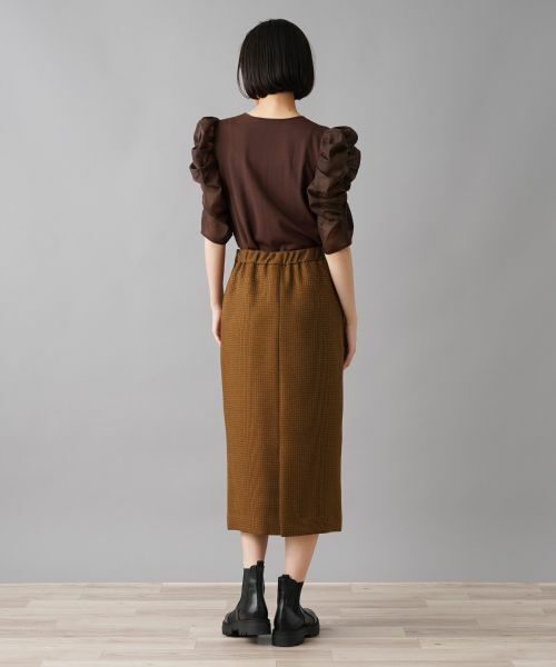 NEMIKA / ネミカ ミニ・ひざ丈スカート | 【セットアップ対応】チェック柄タイトスカート【NEMIKA】 | 詳細16