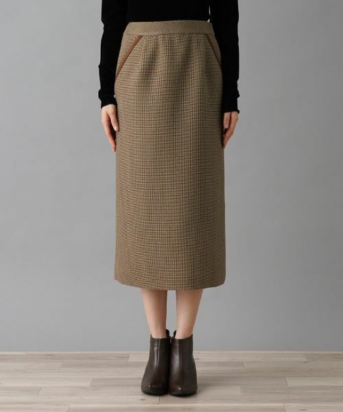 NEMIKA / ネミカ ミニ・ひざ丈スカート | 【セットアップ対応】チェック柄タイトスカート【NEMIKA】 | 詳細7