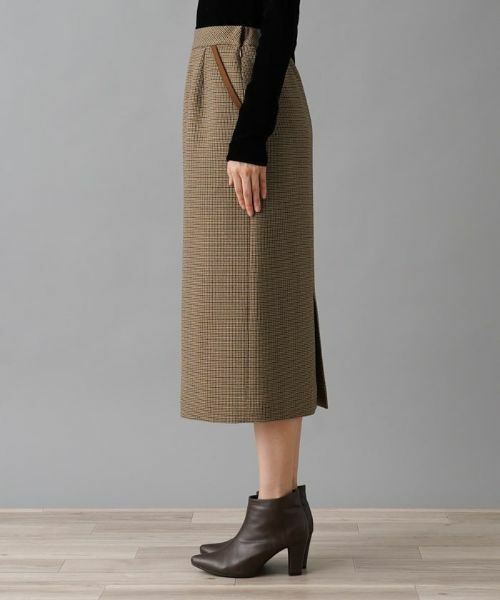 NEMIKA / ネミカ ミニ・ひざ丈スカート | 【セットアップ対応】チェック柄タイトスカート【NEMIKA】 | 詳細8