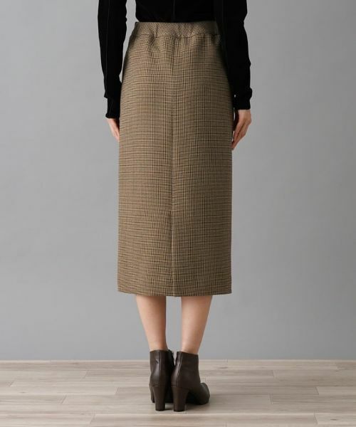 NEMIKA / ネミカ ミニ・ひざ丈スカート | 【セットアップ対応】チェック柄タイトスカート【NEMIKA】 | 詳細9