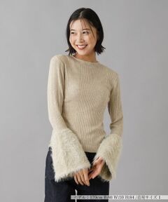 NEMIKA / ネミカ ニット・セーター | ラメスリーブニット【torrazzo donna】