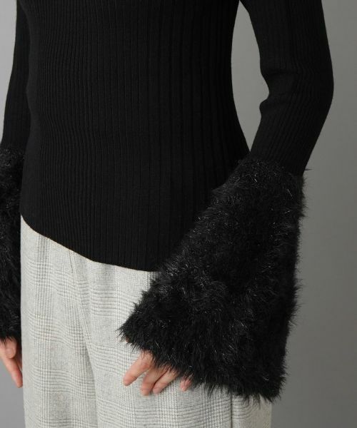 NEMIKA / ネミカ ニット・セーター | ラメスリーブニット【torrazzo donna】 | 詳細12