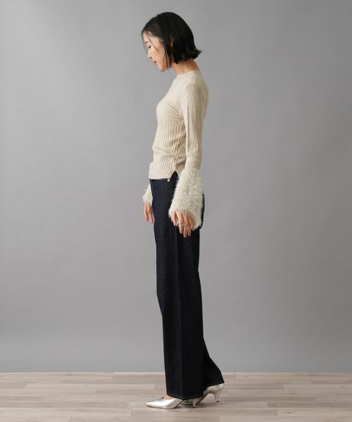 NEMIKA / ネミカ ニット・セーター | ラメスリーブニット【torrazzo donna】 | 詳細2