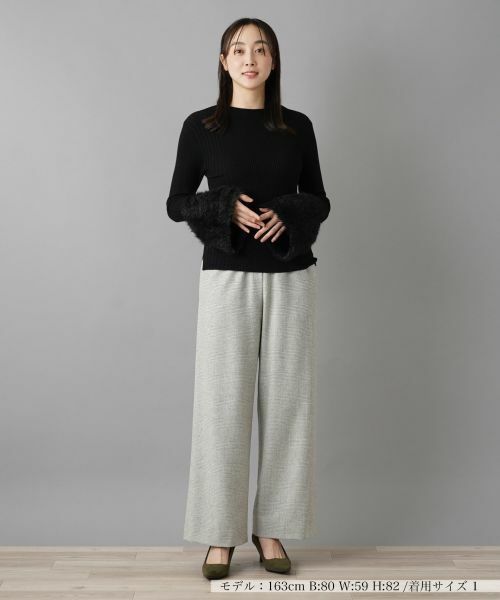 NEMIKA / ネミカ ニット・セーター | ラメスリーブニット【torrazzo donna】 | 詳細4