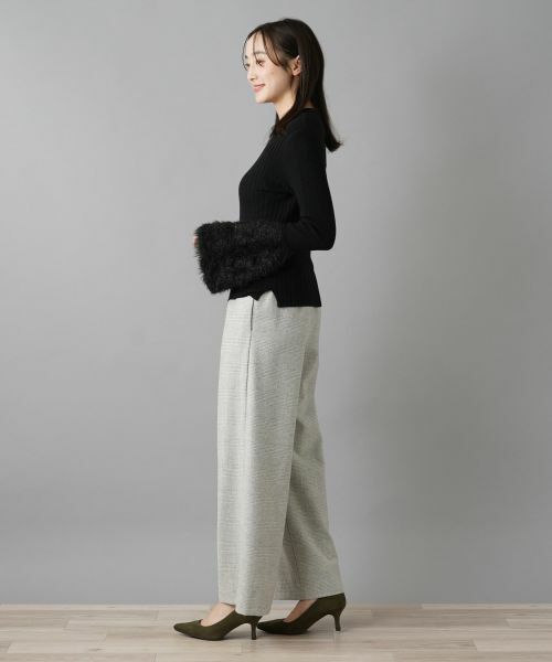 NEMIKA / ネミカ ニット・セーター | ラメスリーブニット【torrazzo donna】 | 詳細5