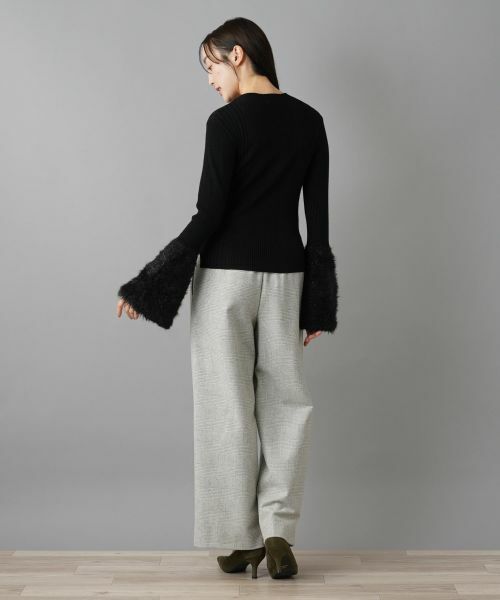 NEMIKA / ネミカ ニット・セーター | ラメスリーブニット【torrazzo donna】 | 詳細6