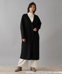 NEMIKA / ネミカ その他アウター | ノーカラーVネックコート【NEMIKA】