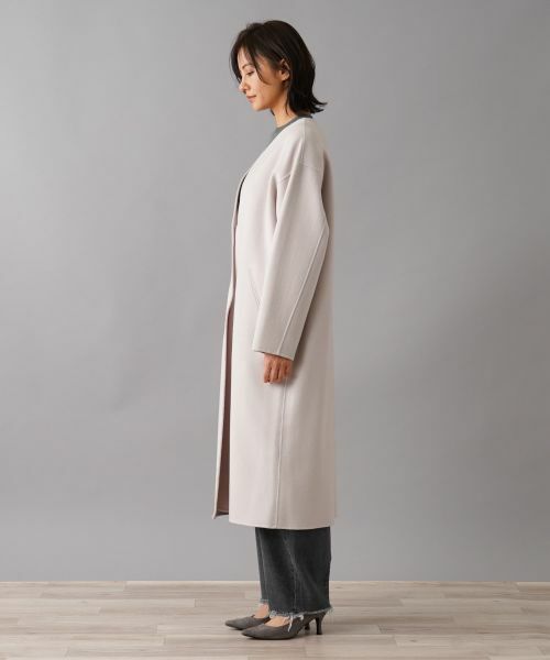 NEMIKA / ネミカ その他アウター | ノーカラーVネックコート【NEMIKA】 | 詳細10