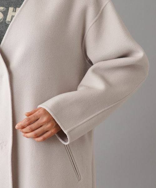 NEMIKA / ネミカ その他アウター | ノーカラーVネックコート【NEMIKA】 | 詳細14