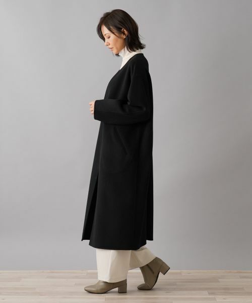 NEMIKA / ネミカ その他アウター | ノーカラーVネックコート【NEMIKA】 | 詳細2