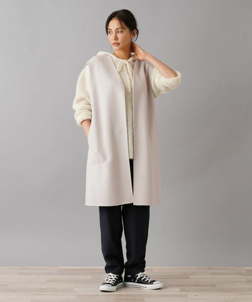 NEMIKA / ネミカ テーラードジャケット | Vネックロングベスト【NEMIKA】 | 詳細1