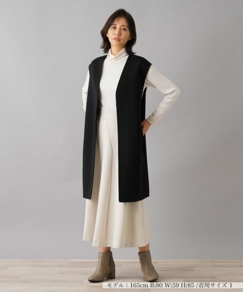 NEMIKA / ネミカ テーラードジャケット | Vネックロングベスト【NEMIKA】 | 詳細4