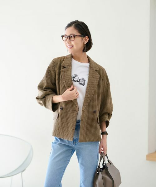NEMIKA / ネミカ テーラードジャケット | 【セットアップ対応】チェック柄テーラードジャケット【NEMIKA】 | 詳細2