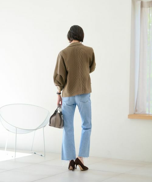 NEMIKA / ネミカ テーラードジャケット | 【セットアップ対応】チェック柄テーラードジャケット【NEMIKA】 | 詳細4