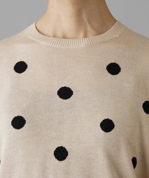 NEMIKA / ネミカ ニット・セーター | ドット柄クルーネックニット【NEMIKA】 | 詳細15