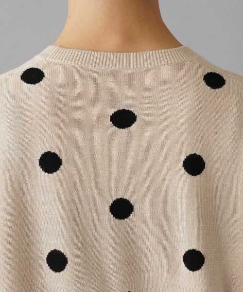 NEMIKA / ネミカ ニット・セーター | ドット柄クルーネックニット【NEMIKA】 | 詳細16