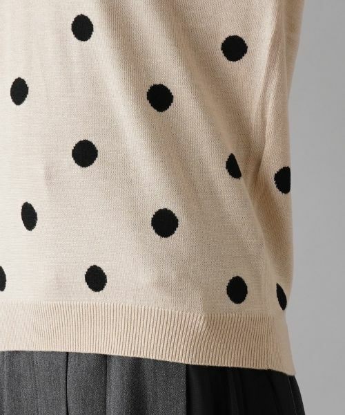 NEMIKA / ネミカ ニット・セーター | ドット柄クルーネックニット【NEMIKA】 | 詳細18