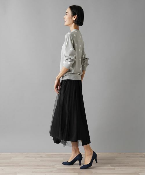 NEMIKA / ネミカ ニット・セーター | ドット柄クルーネックニット【NEMIKA】 | 詳細2