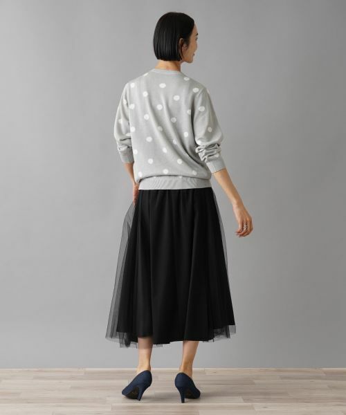 NEMIKA / ネミカ ニット・セーター | ドット柄クルーネックニット【NEMIKA】 | 詳細3