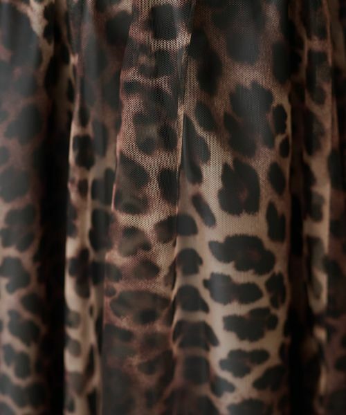 NEMIKA / ネミカ ミニ・ひざ丈スカート | レオパード柄ロングスカート | 詳細11