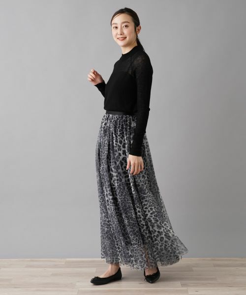 NEMIKA / ネミカ ミニ・ひざ丈スカート | レオパード柄ロングスカート | 詳細13