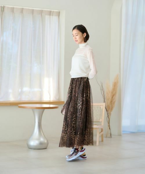 NEMIKA / ネミカ ミニ・ひざ丈スカート | レオパード柄ロングスカート | 詳細2