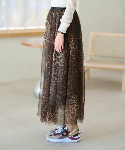 NEMIKA / ネミカ ミニ・ひざ丈スカート | レオパード柄ロングスカート | 詳細7