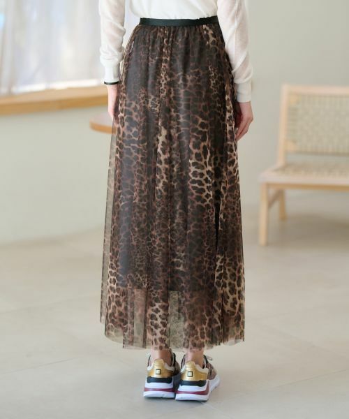 NEMIKA / ネミカ ミニ・ひざ丈スカート | レオパード柄ロングスカート | 詳細8