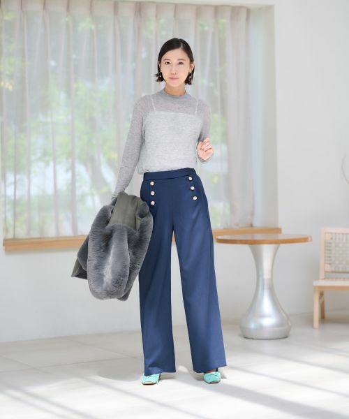 NEMIKA / ネミカ その他パンツ | マリンボタンパンツ | 詳細1