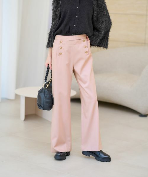 NEMIKA / ネミカ その他パンツ | マリンボタンパンツ(ピンク)