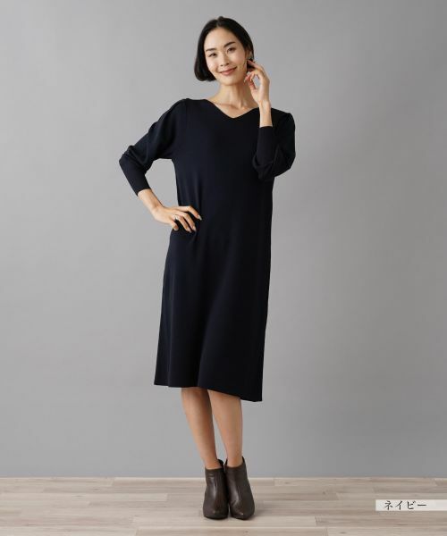 NEMIKA / ネミカ ドレス | ミディ丈ニットワンピース | 詳細1