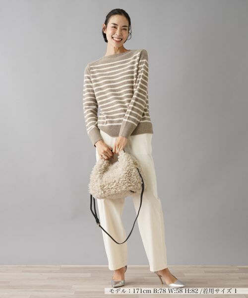 NEMIKA / ネミカ ニット・セーター | ボーダーニットプルオーバー【Liriito】 | 詳細5