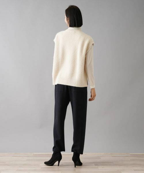 NEMIKA / ネミカ テーラードジャケット | サイドスリットニットベスト【Liriito】 | 詳細12