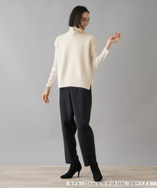 NEMIKA / ネミカ テーラードジャケット | サイドスリットニットベスト【Liriito】 | 詳細13