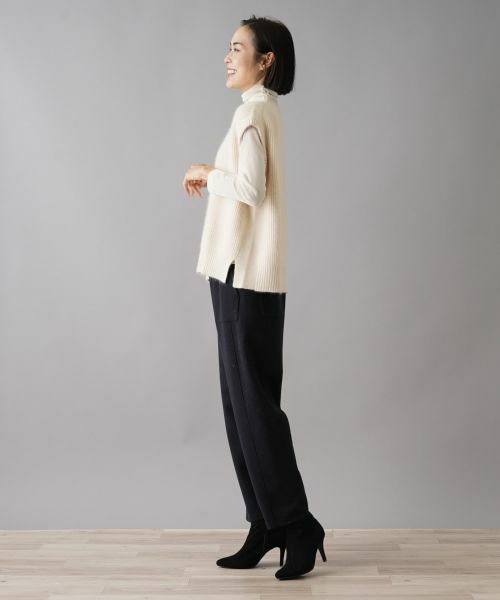NEMIKA / ネミカ テーラードジャケット | サイドスリットニットベスト【Liriito】 | 詳細14