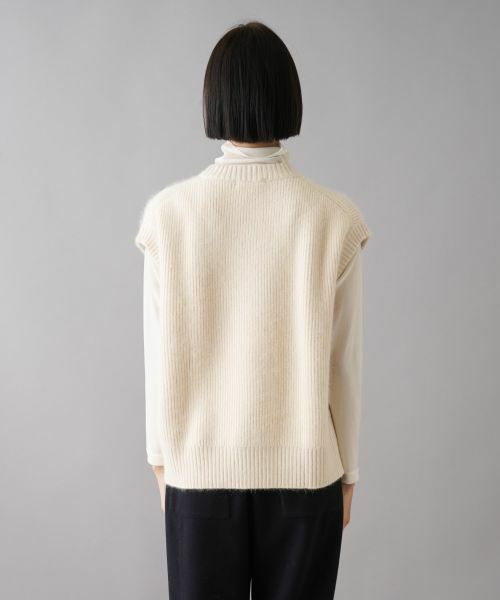 NEMIKA / ネミカ テーラードジャケット | サイドスリットニットベスト【Liriito】 | 詳細18