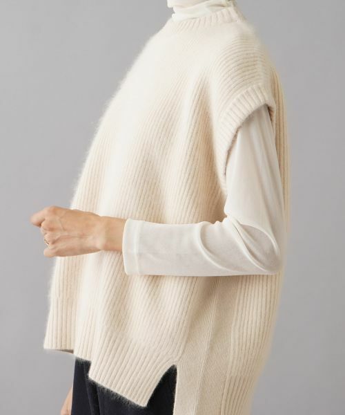 NEMIKA / ネミカ テーラードジャケット | サイドスリットニットベスト【Liriito】 | 詳細21