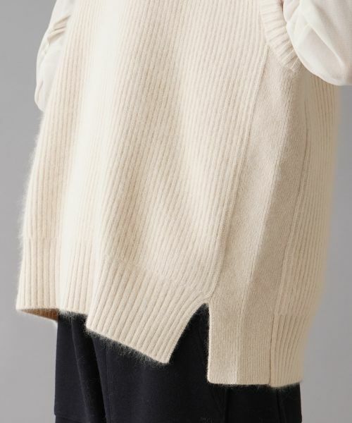 NEMIKA / ネミカ テーラードジャケット | サイドスリットニットベスト【Liriito】 | 詳細22
