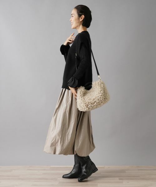 NEMIKA / ネミカ テーラードジャケット | サイドスリットニットベスト【Liriito】 | 詳細6