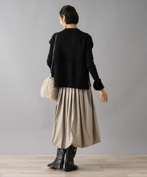 NEMIKA / ネミカ テーラードジャケット | サイドスリットニットベスト【Liriito】 | 詳細7