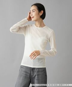 NEMIKA / ネミカ シアーデザインプルオーバー【Lallia Mu】 シアーデザインプルオーバー【Lallia Mu】|ネミカ | レリアン