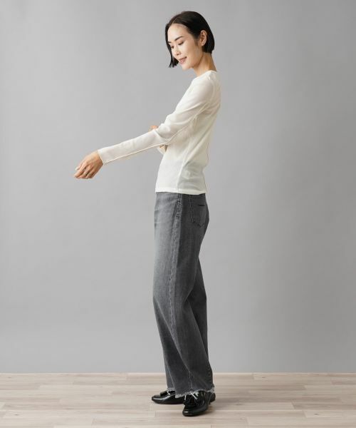 NEMIKA / ネミカ カットソー | 長袖シアートップス【NEMIKA】 | 詳細2