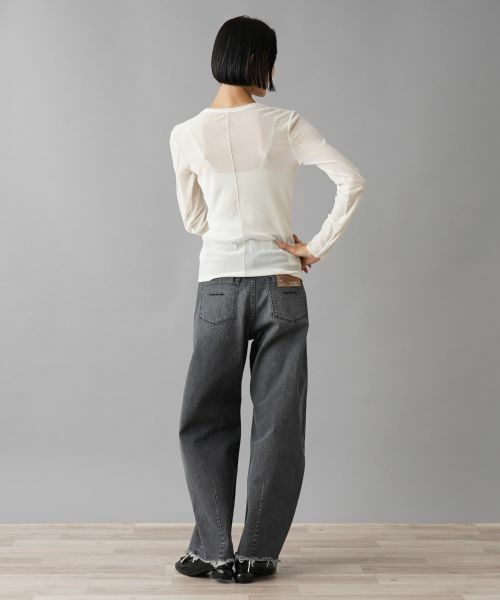 NEMIKA / ネミカ カットソー | 長袖シアートップス【NEMIKA】 | 詳細3