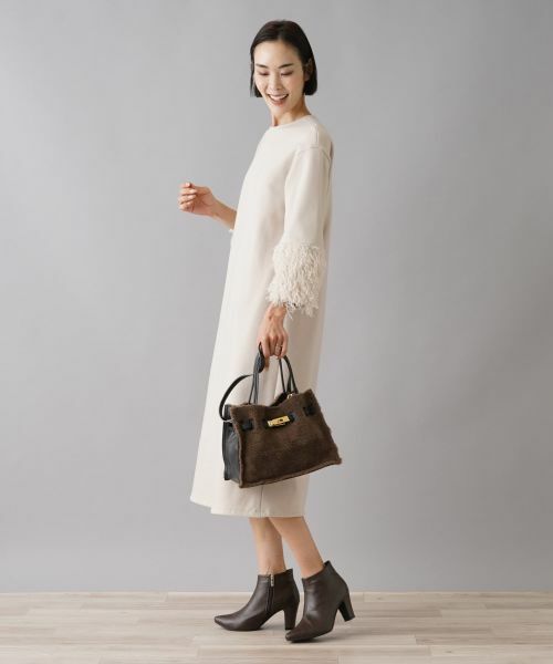 NEMIKA / ネミカ ドレス | フェザー調スリーブワンピース【NEMIKA】 | 詳細2