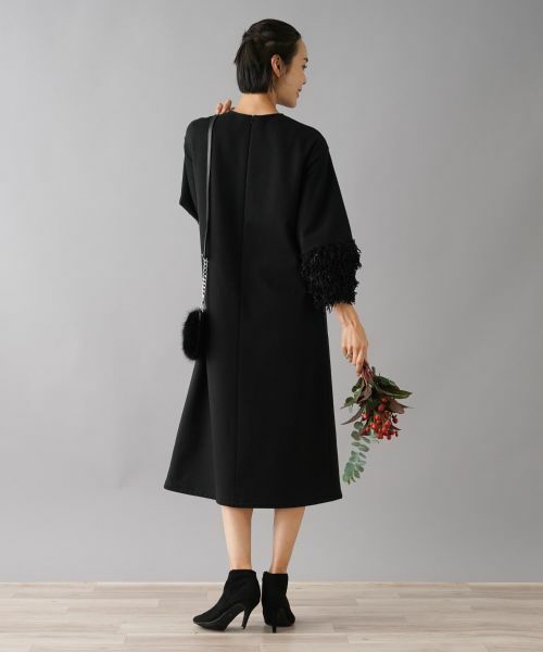 NEMIKA / ネミカ ドレス | フェザー調スリーブワンピース【NEMIKA】 | 詳細7