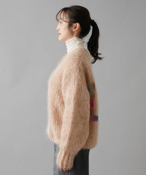 NEMIKA / ネミカ カーディガン・ボレロ | バックロゴニットカーディガン【LES TRICOTS D'O】 | 詳細5