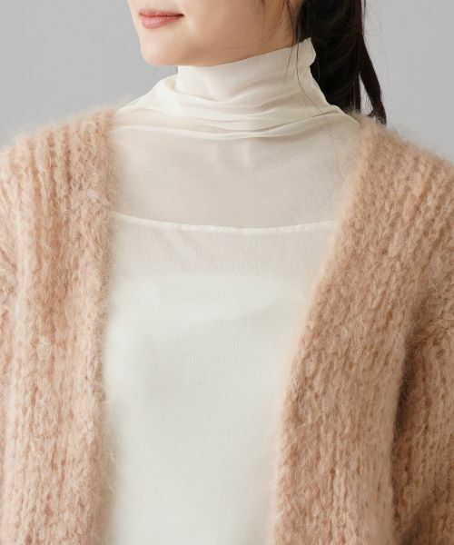 NEMIKA / ネミカ カーディガン・ボレロ | バックロゴニットカーディガン【LES TRICOTS D'O】 | 詳細7