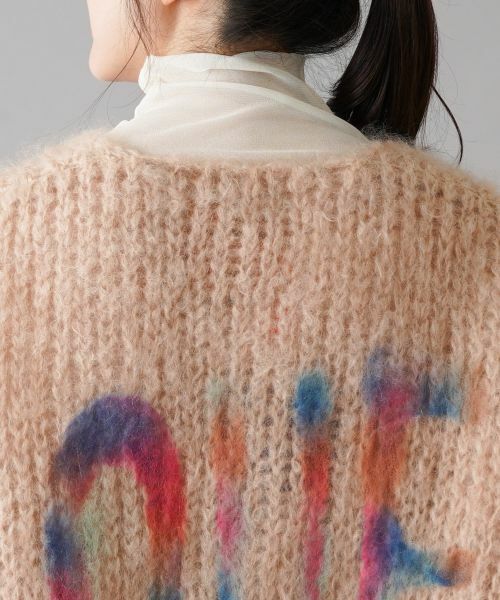 NEMIKA / ネミカ カーディガン・ボレロ | バックロゴニットカーディガン【LES TRICOTS D'O】 | 詳細8