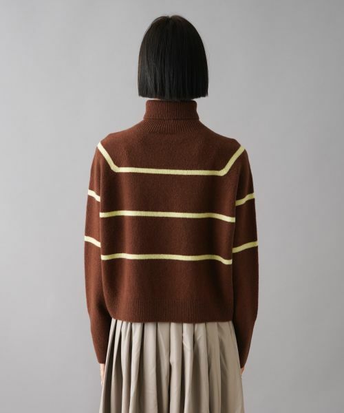 NEMIKA / ネミカ ニット・セーター | ボーダータートルネックニット【NEMIKA】 | 詳細10