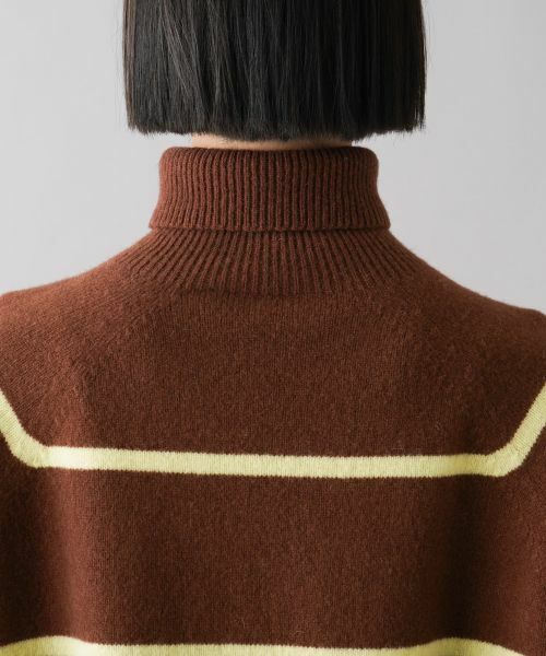 NEMIKA / ネミカ ニット・セーター | ボーダータートルネックニット【NEMIKA】 | 詳細12